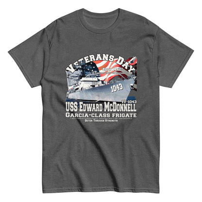 USS Edward McDonnell FF-1043 Frigate T-shirt