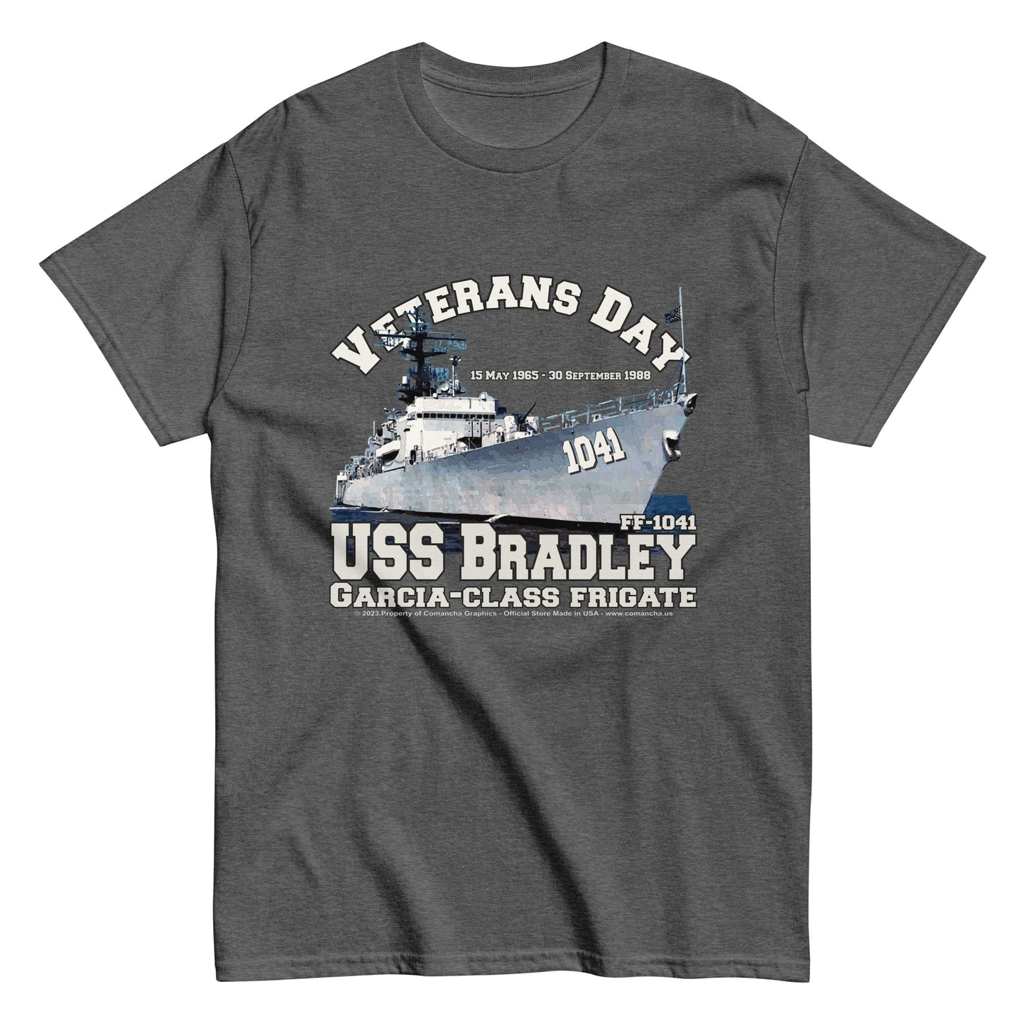 USS Bradley FF-1041 Frigate T-shirt