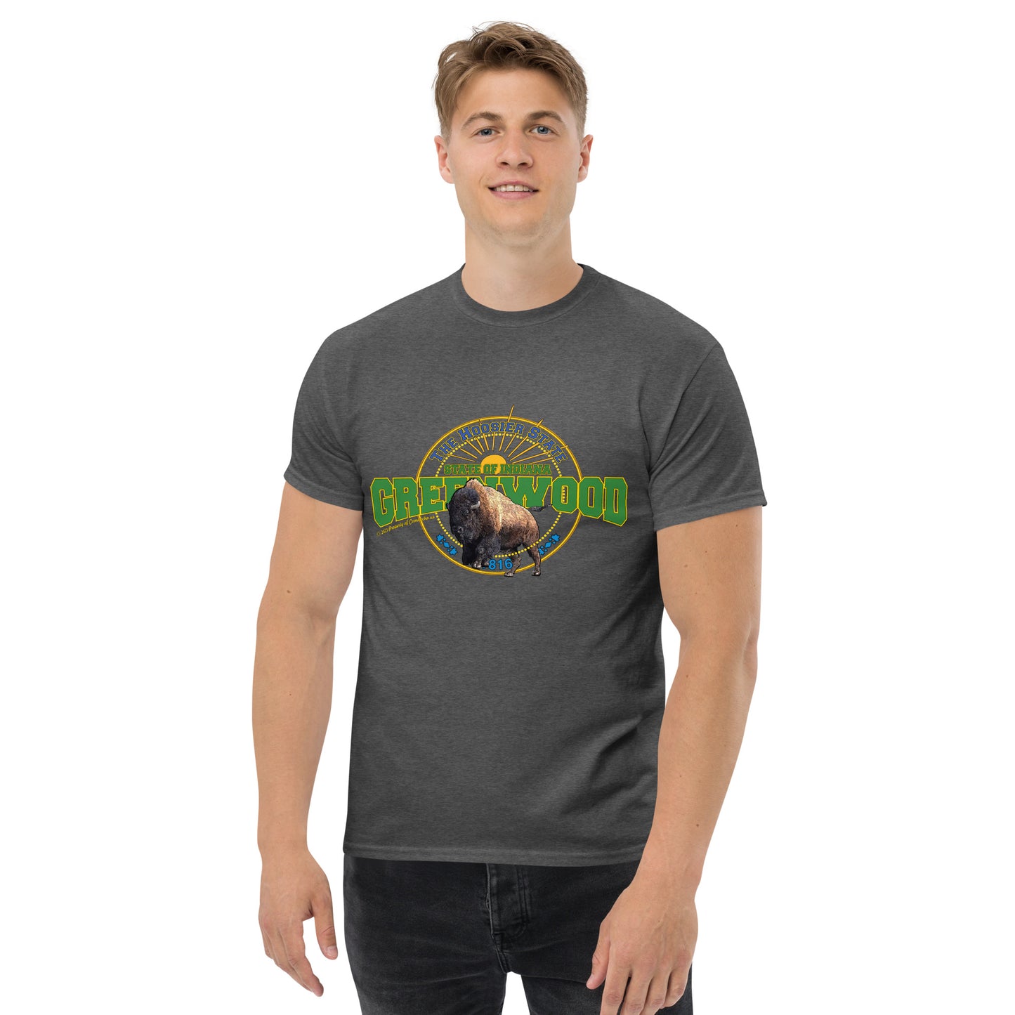 Greenwood City Tee - Indiana State T-shirt, Comancha.us T-shirt,