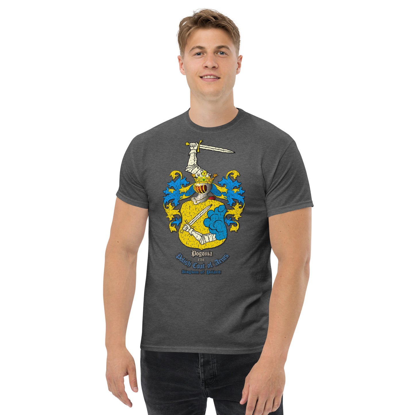 Pogonia Herb Koszulka, Herb Rodowy Koszulka, Pogonia Coat of Arms tee, Comancha Graphics,