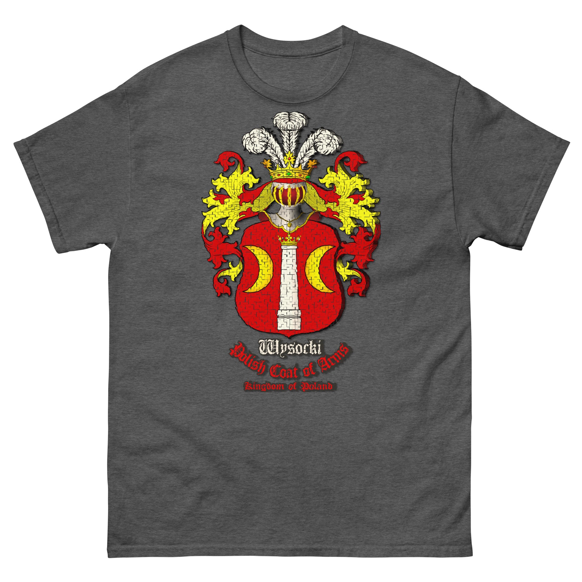 Wysocki Herb Koszulka, Herb Rodowy Koszulka, Wysocki Coat of Arms Tee, Comancha Graphics T-shirt,