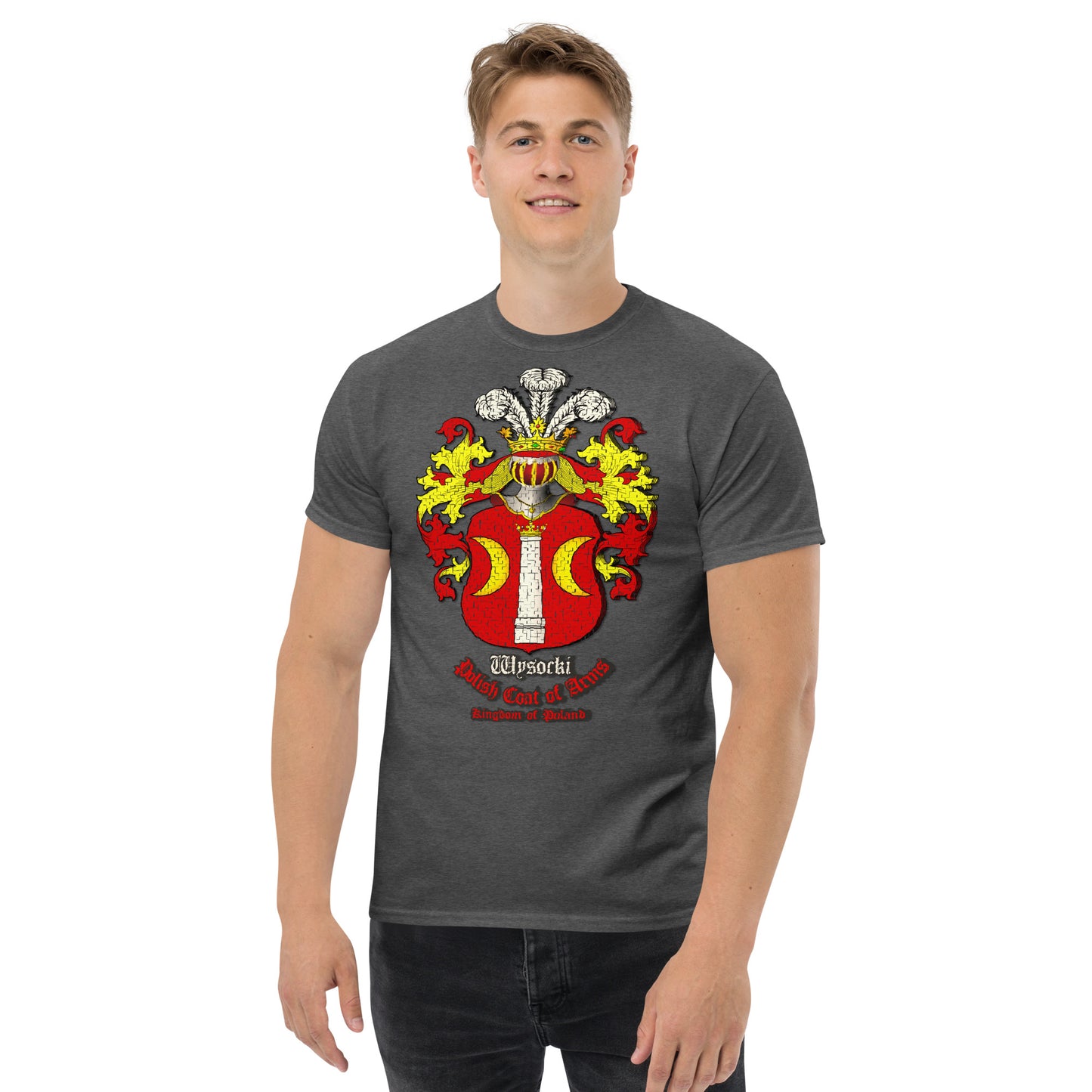 Wysocki Herb Koszulka, Herb Rodowy Koszulka, Wysocki Coat of Arms Tee, Comancha Graphics T-shirt,