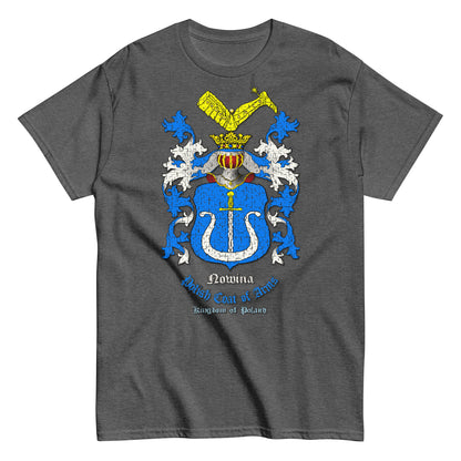 Nowina Herb Koszulka, Herb Rodowy Koszulka, Nowina Coats of Arms Tee, Comancha Graphics tee,