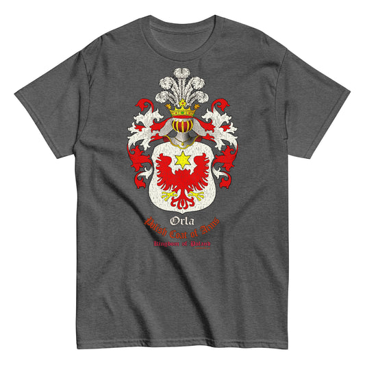 Orla Herb Koszulka, Herb Rodowy Koszulka, Orla Coats of Arms Tee, Comancha Graphics Tee,