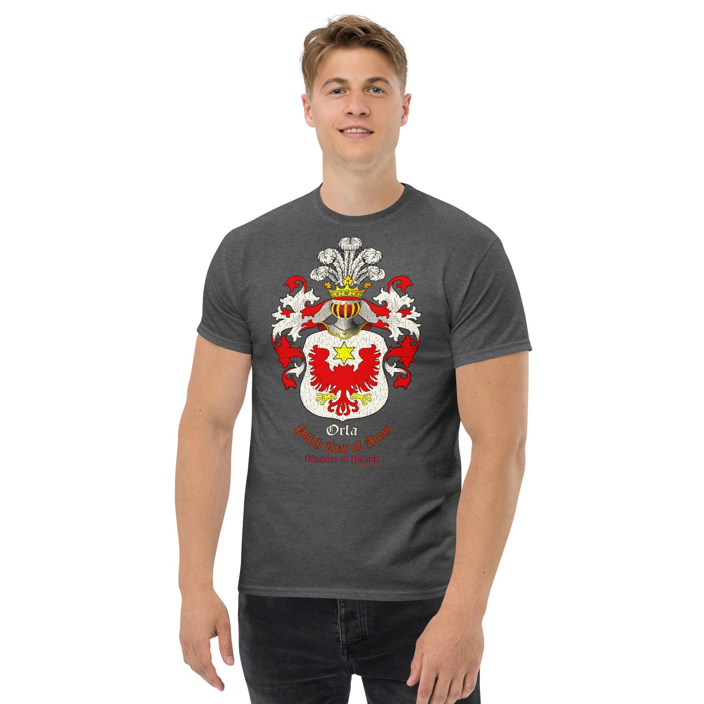 Orla Herb Koszulka, Herb Rodowy Koszulka, Orla Coats of Arms Tee, Comancha Graphics Tee,