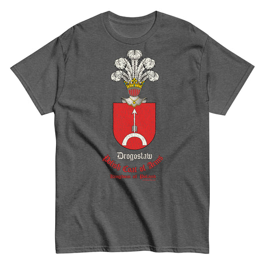 Drogoslaw Herb Koszulka, Herb Rodowy Koszulki, Drogoslaw coats of arms t-shirt, Comancha Graphics,