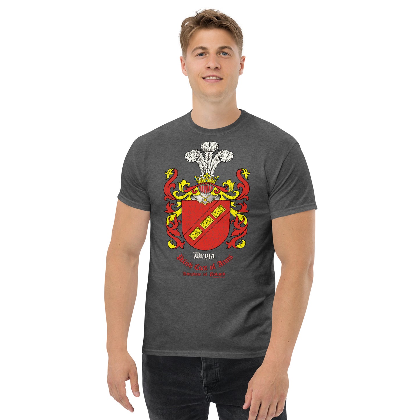 Dryja Herb Koszulka, Herb Rodowy Koszulki, Herby Rodowe Koszulki, Dryja coats of arms t-shirt, Comancha Graphics,