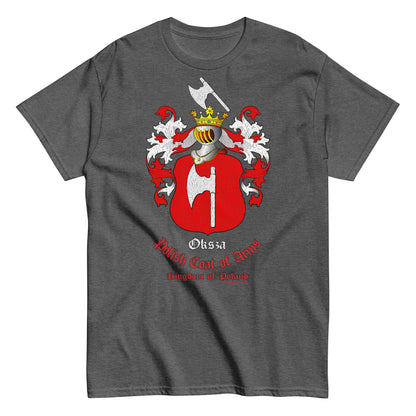 Oksza Herb Koszulka, Polskie Herby Rodowe Koszulki, Oksza coats of arms t-shirt, Comancha Graphics,