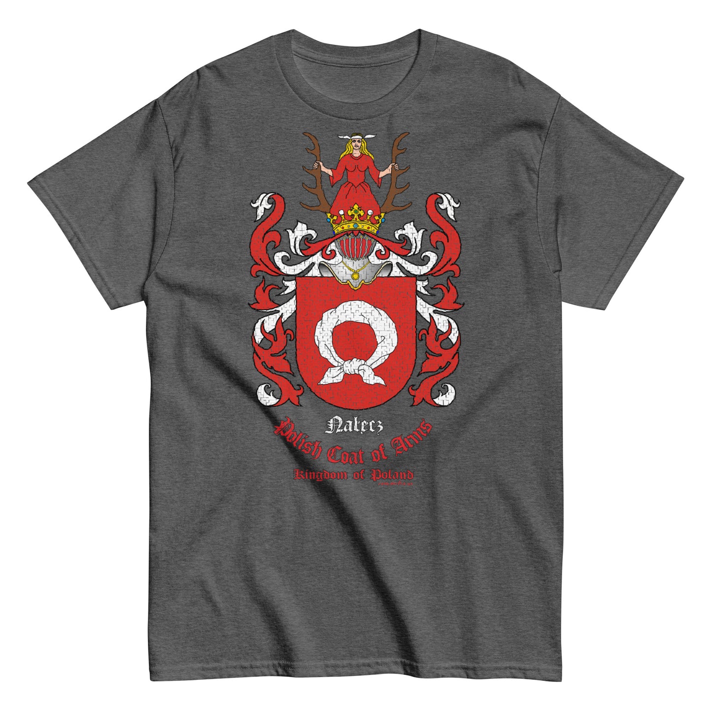 Nalecz Herb Koszulka, Polskie Herby Rodowe Koszulki, Nalecz coats of arms t-shirt, Comancha Graphics,