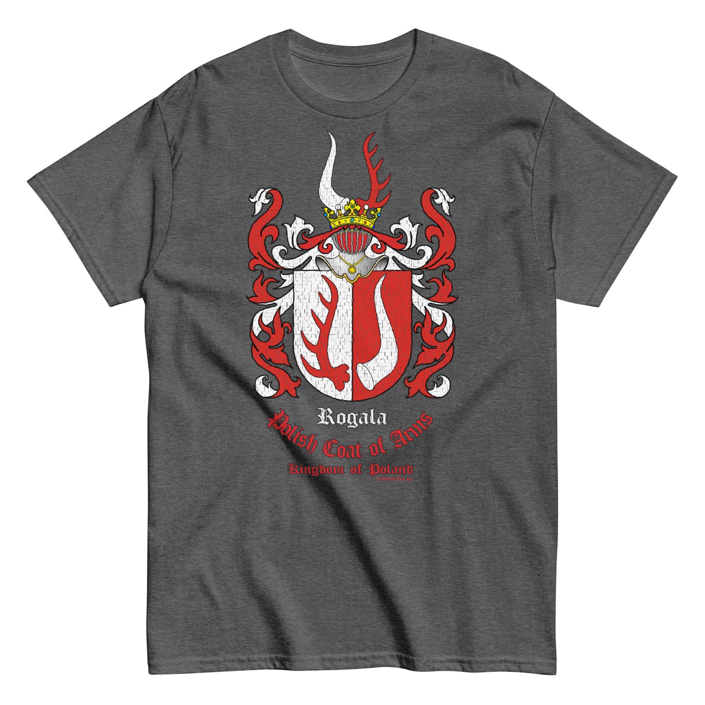 Rogala Herb Koszulka, Polskie Herby Rodowe Koszulki, Rogala coats of arms t-shirt, Comancha Graphics,