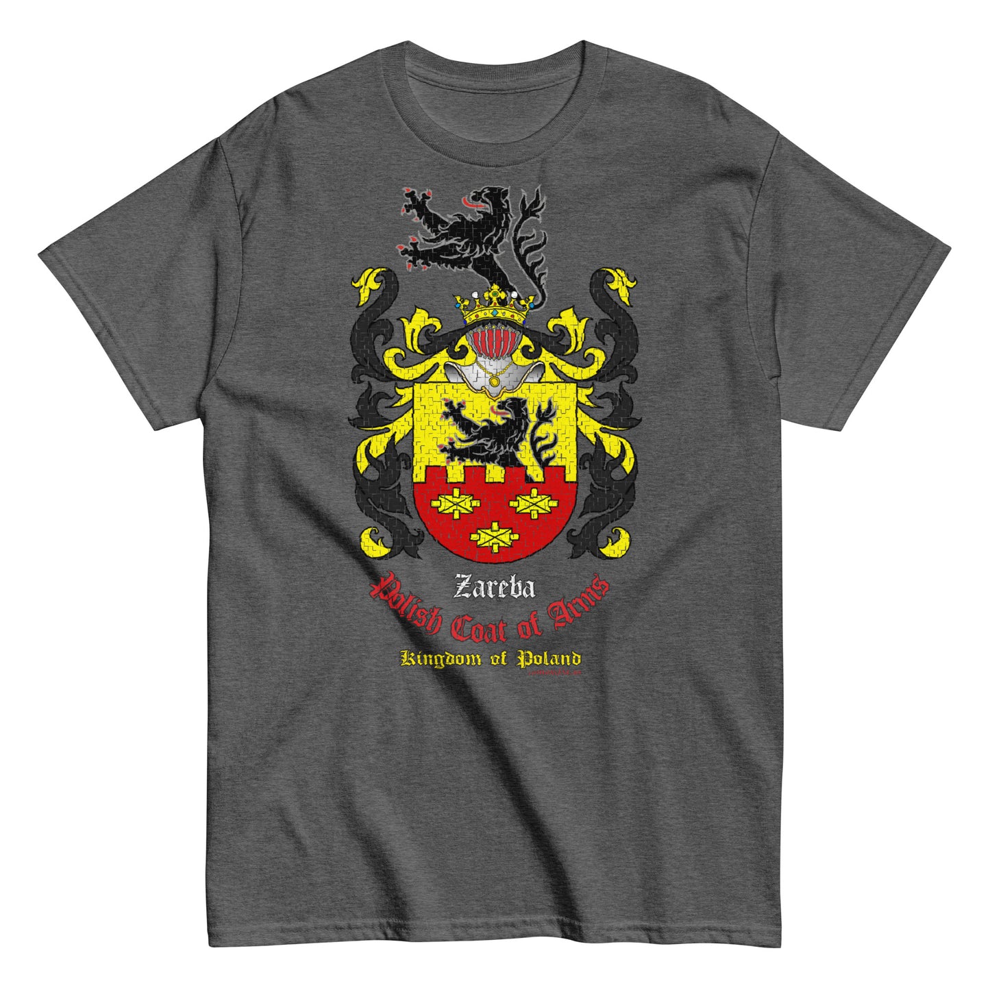 Zareba Herb szlachecki Koszulka, Polski herb rodowy koszulka, Zareba coats of arms t-shirt, Comancha Graphics,