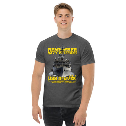 USS DENVER LPD-9 Navy Veterans t-shirt