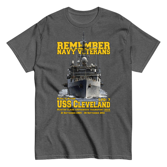 USS CLEVELAND LPD-7 Veterans T-shirt,