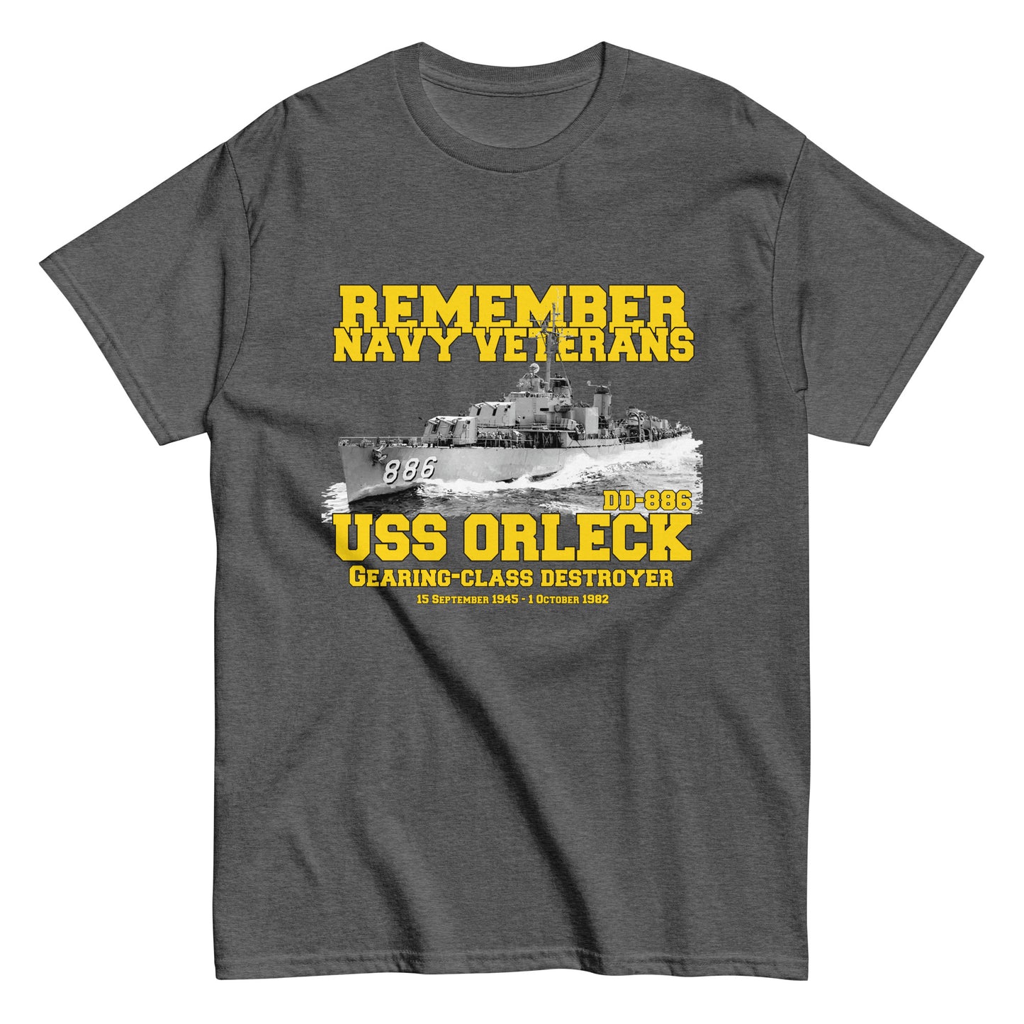 USS Orleck DD-886 Destroyer T-shirt,