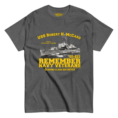 USS Robert H. McCard DD-822 Destroyer tee