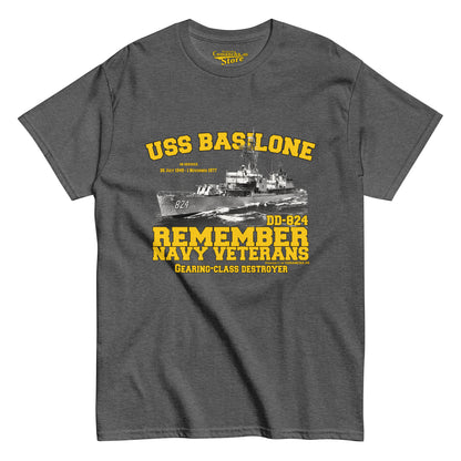 USS Basilone DD-824 Destroyer T-shirt