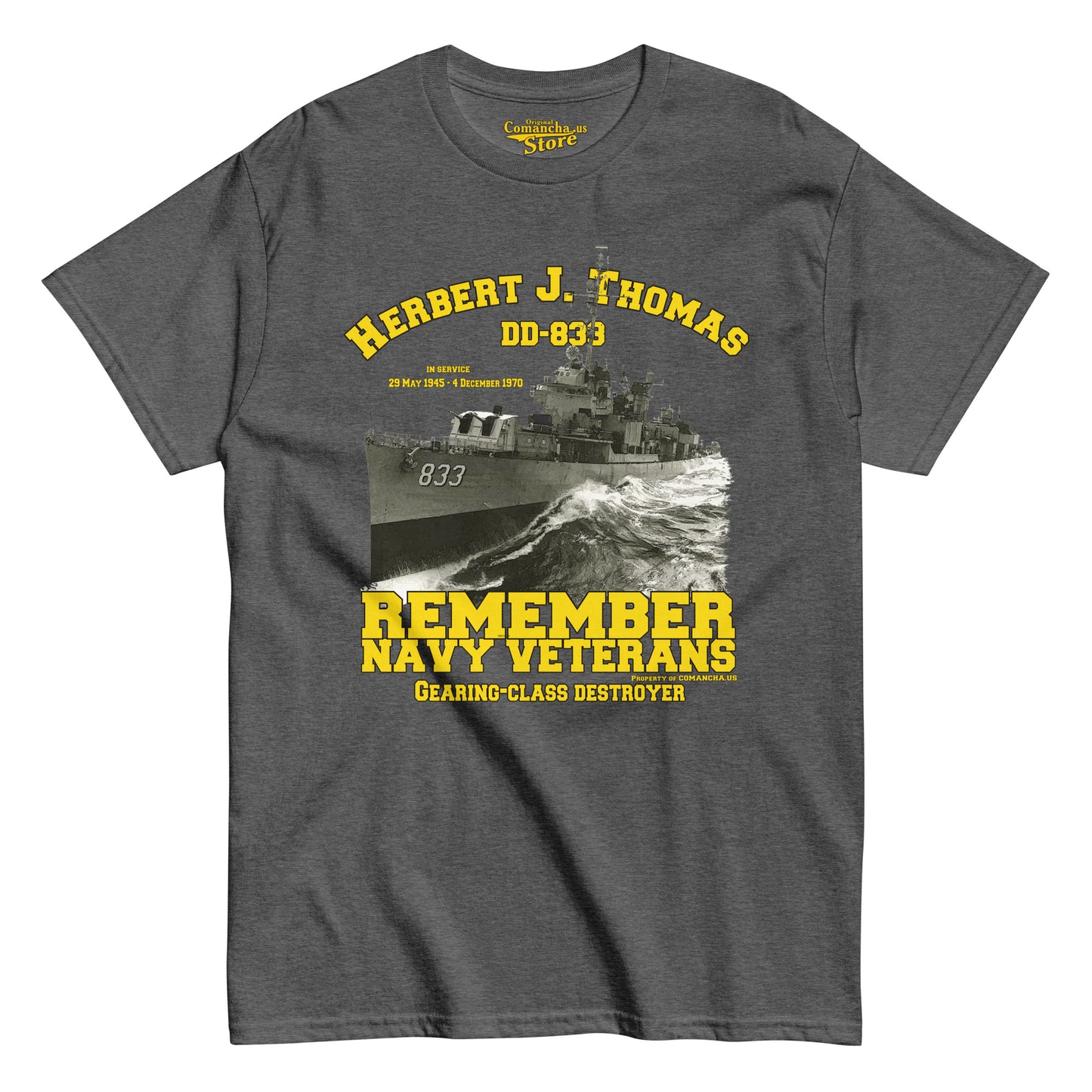 USS Herbert J. Thomas DD-833 T-shirt,