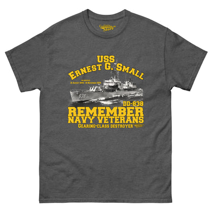 USS Ernest G. Small DD-838 Destroyer t-shirt