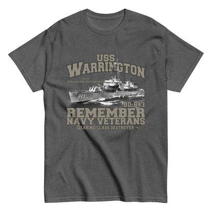 USS Warrington DD-843 Destroyer tee