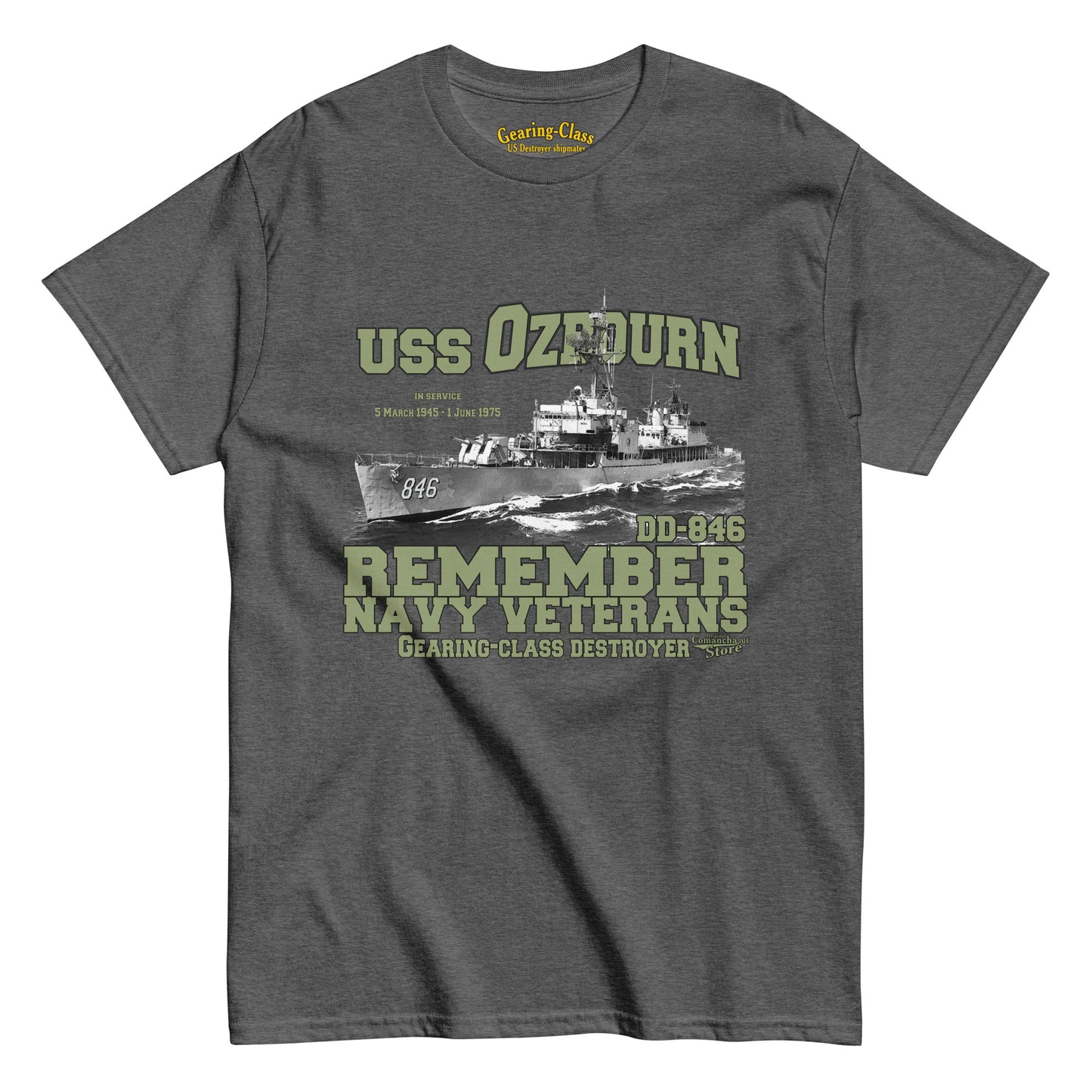 USS Ozbourn DD-846 Shipmates t-shirt