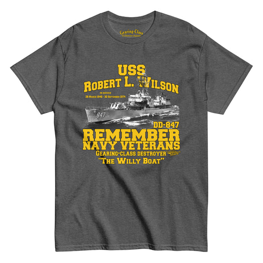 USS Robert L. Wilson DD-847 Destroyer tee