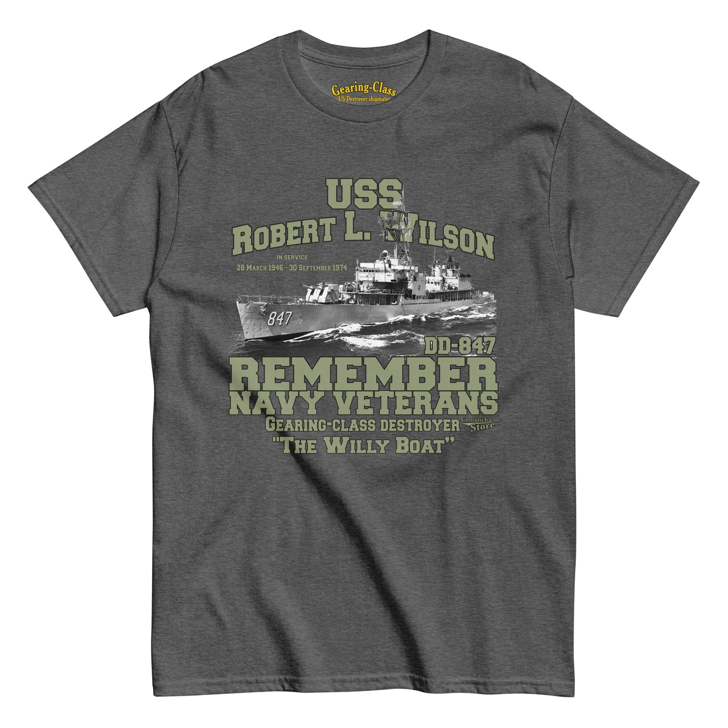 USS Robert L. Wilson DD-847 Shipmates tee