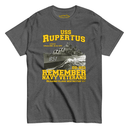 USS Rupertus DD-851 Destroyer T-shirt,