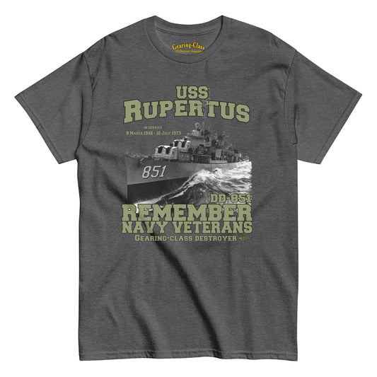 USS Rupertus DD-851 Destroyer T-shirt,