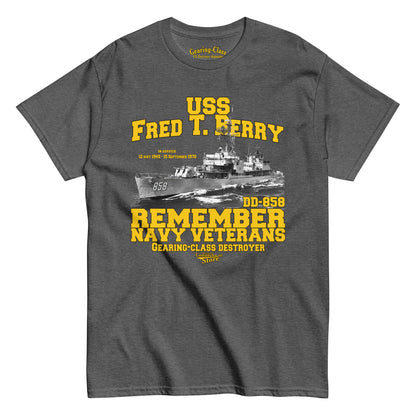 USS Fred T. Berry DD-858 Shipmates t-shirt,