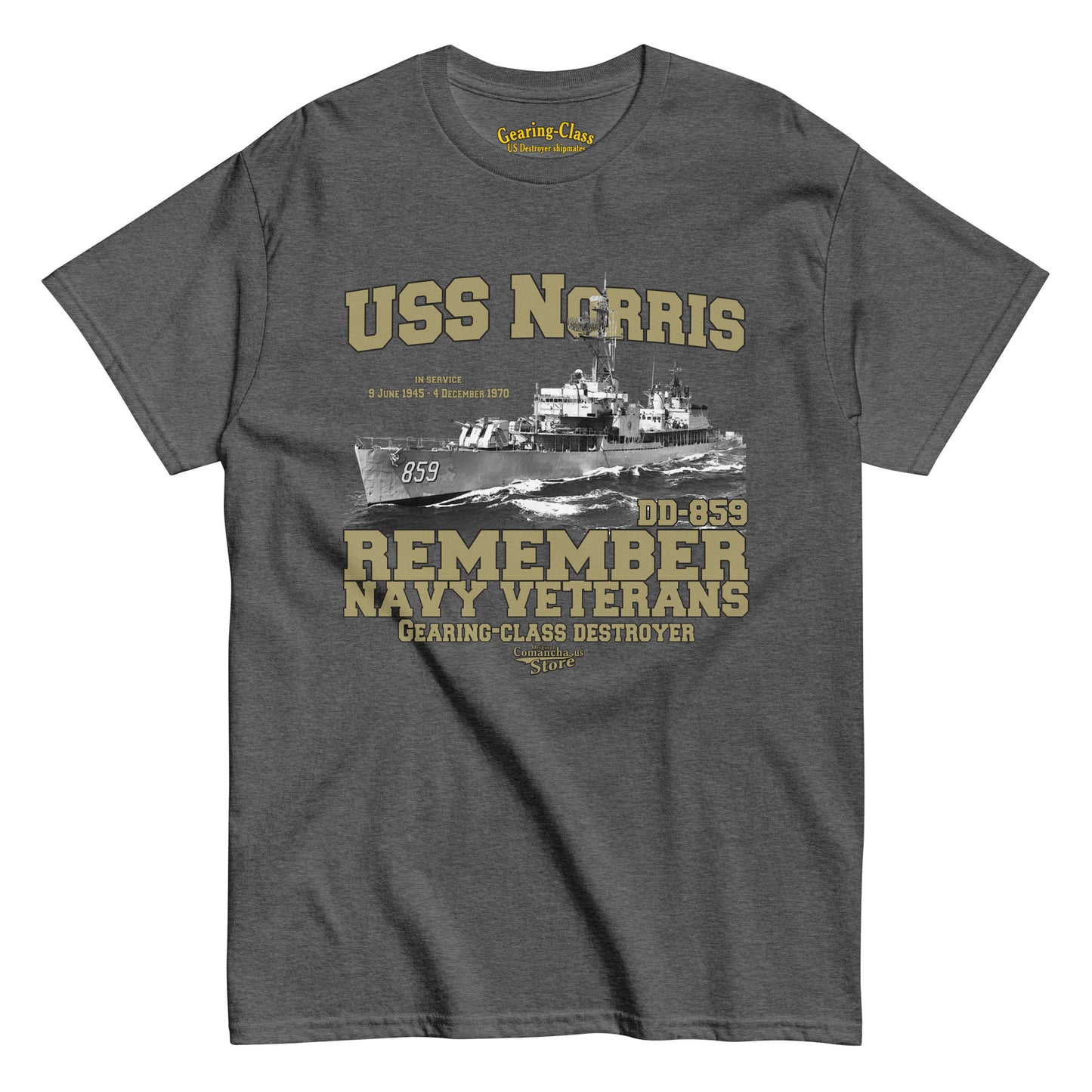 USS Norris DD-859 Shipmates T-shirt,