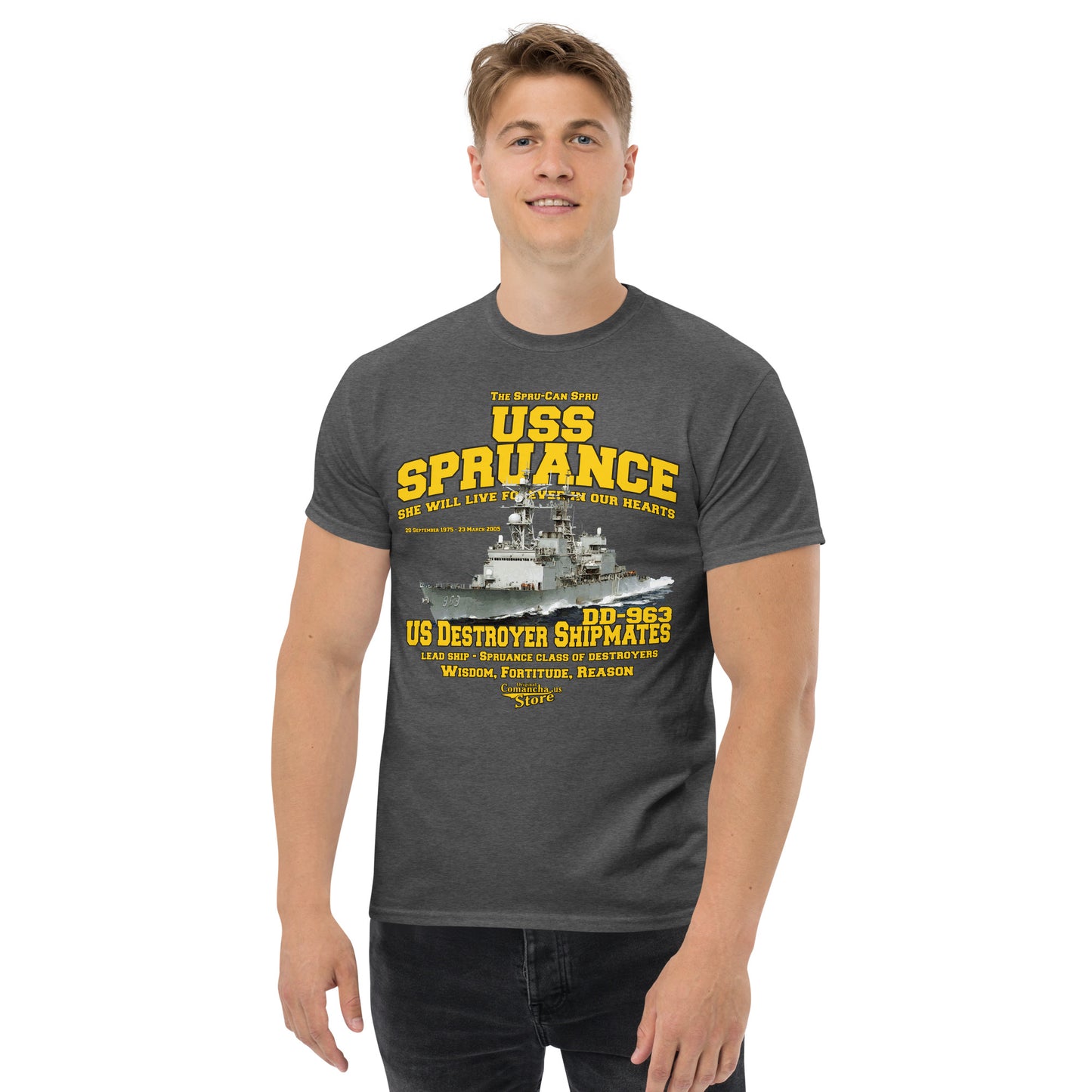 USS Spruance DD-963 T-shirt,