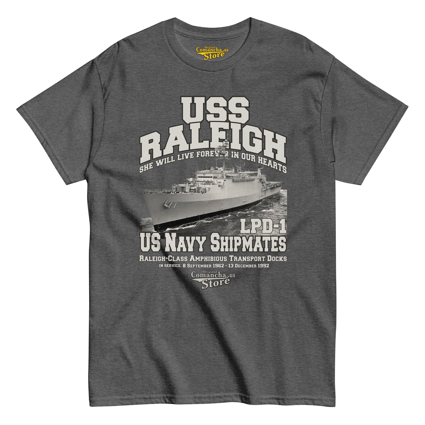 USS Raleigh LPD-1 Navy Shipmates T-shirt