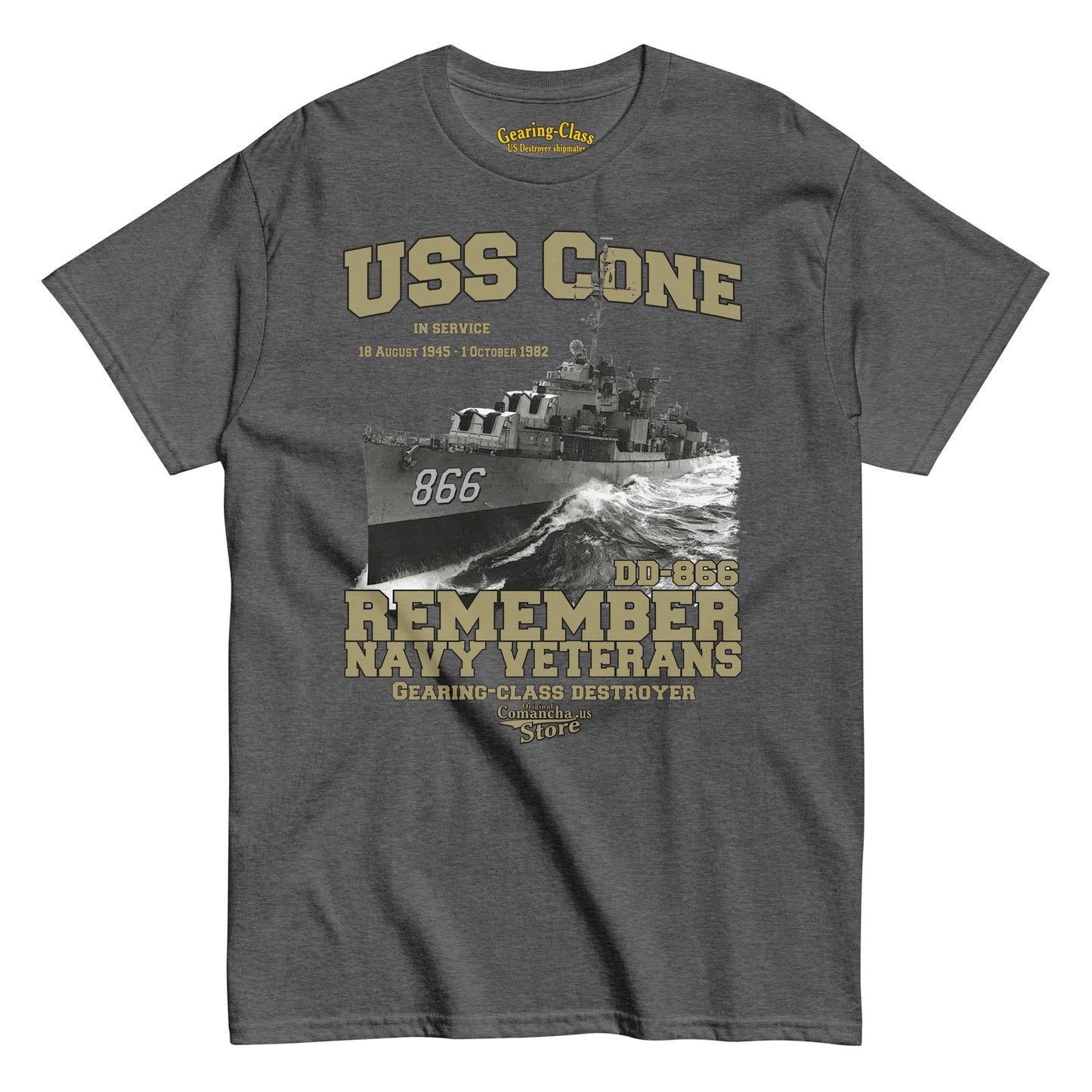 USS Cone DD-866 Shipmates T-shirt,