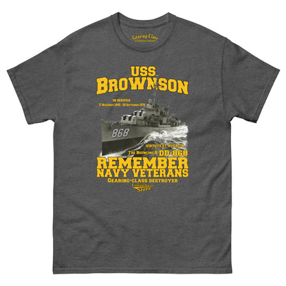 USS Brownson DD-868 Shipmates tee,