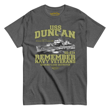 USS Duncan DD-874 Shipmates t-shirt,