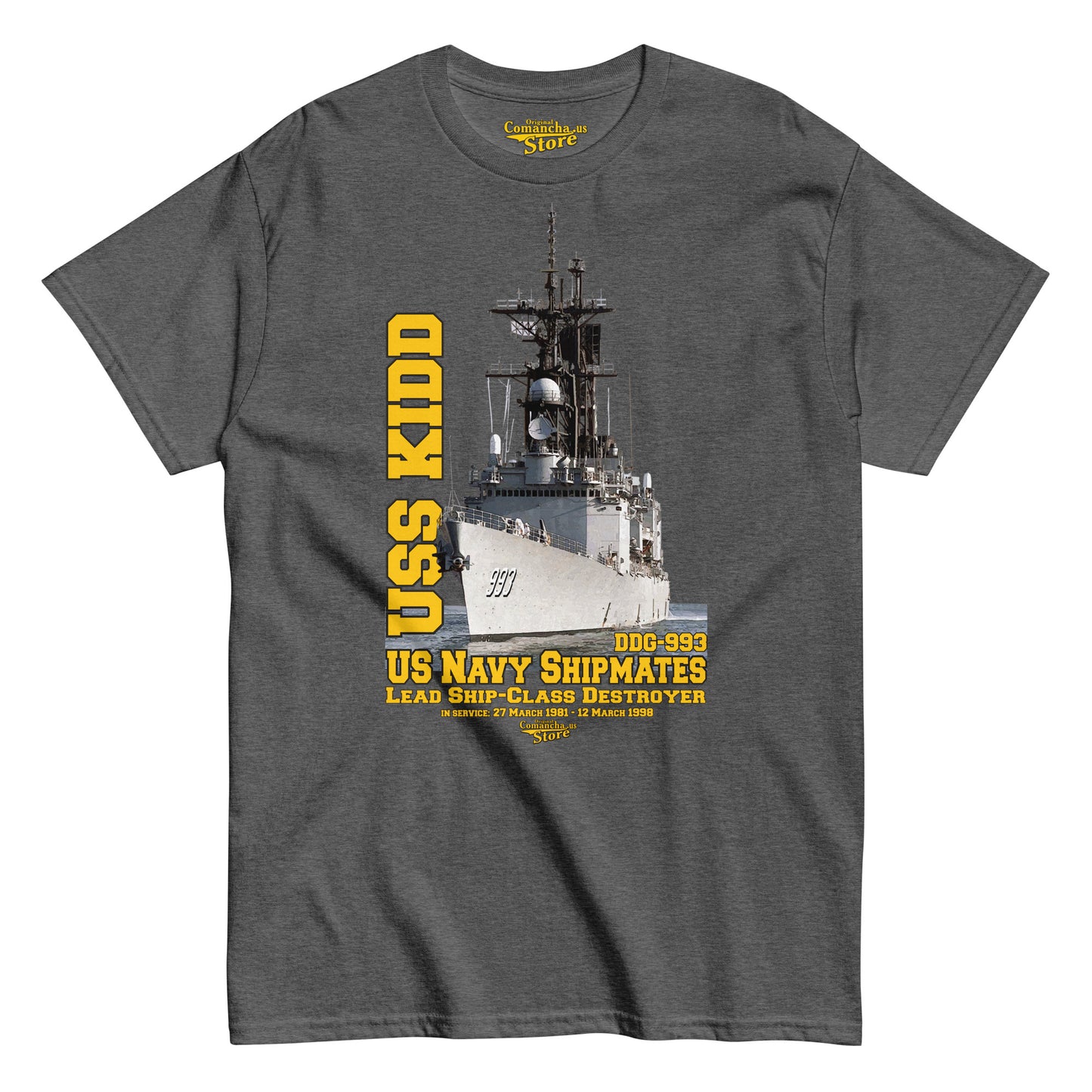 USS Kidd DDG-993 t-shirt,