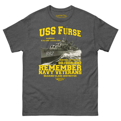 USS FURSE DD/DDR-88 Destroyer T-shirt,