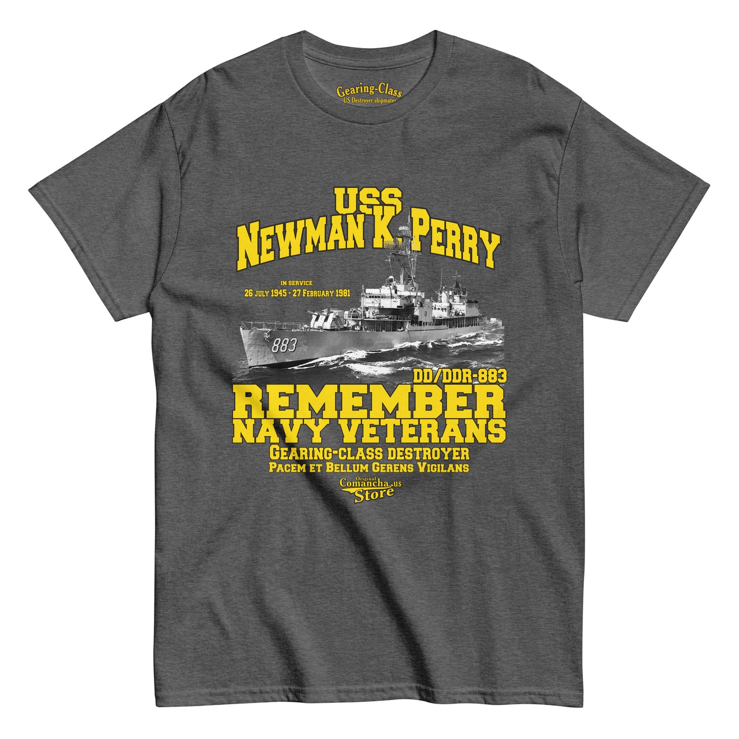 USS Newman K. Perry DD-883/DDR-883 t-shirt,