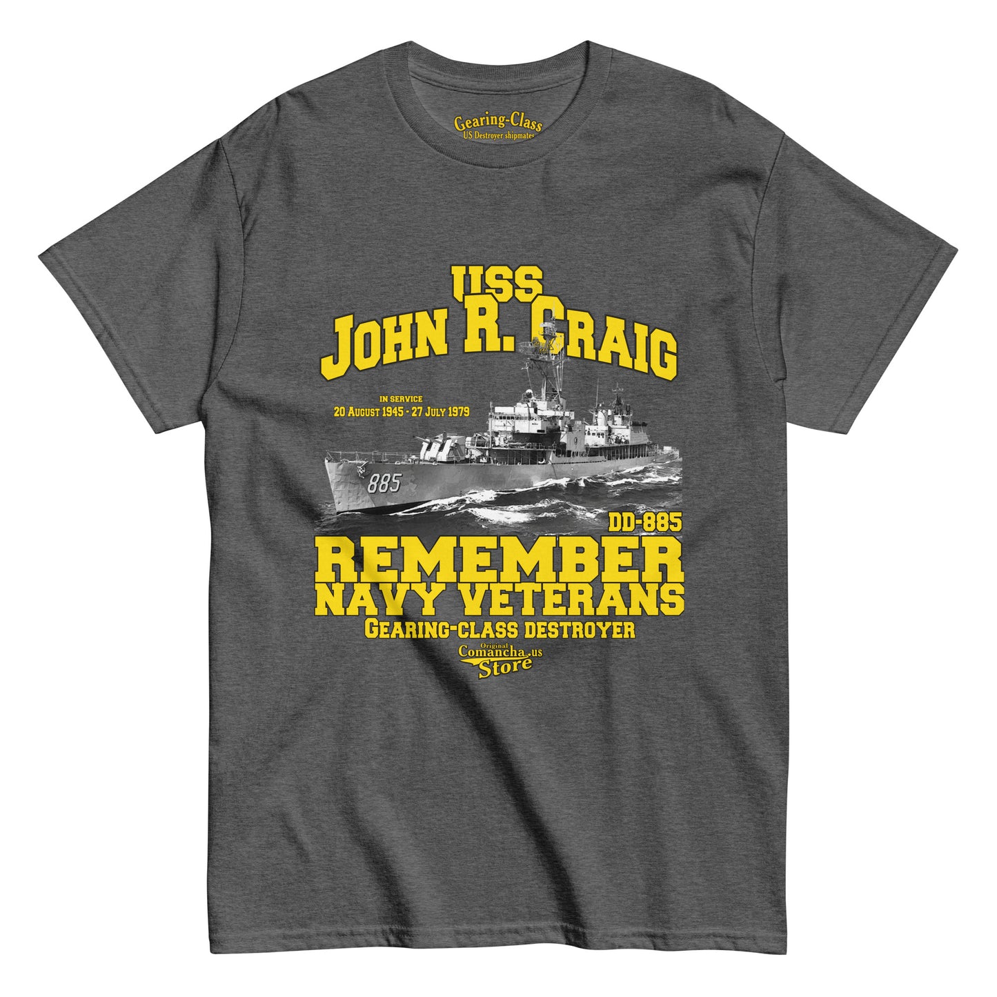 USS John R. Craig DD-885 T-shirt,