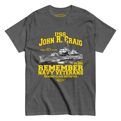 USS John R. Craig DD-885 T-shirt,