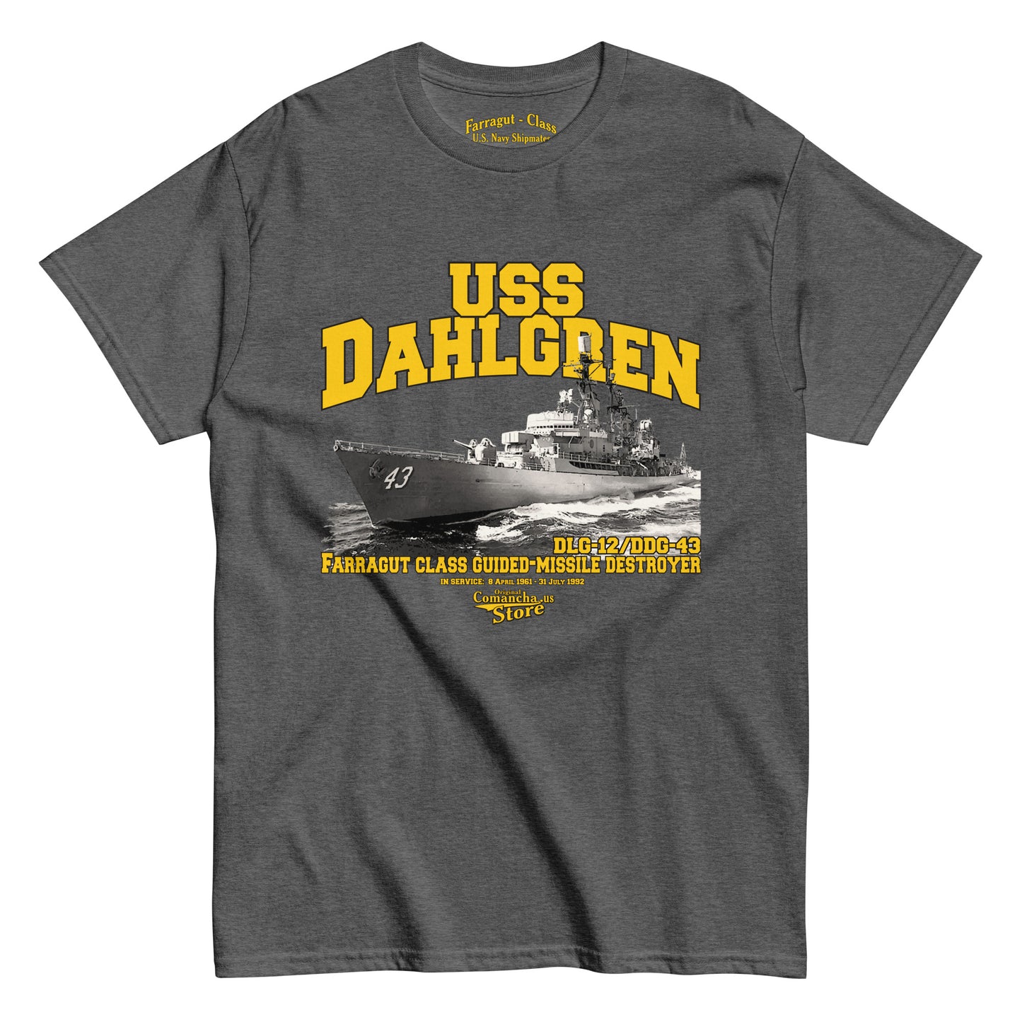 USS Dahlgren DLG-12/DDG-43 tee