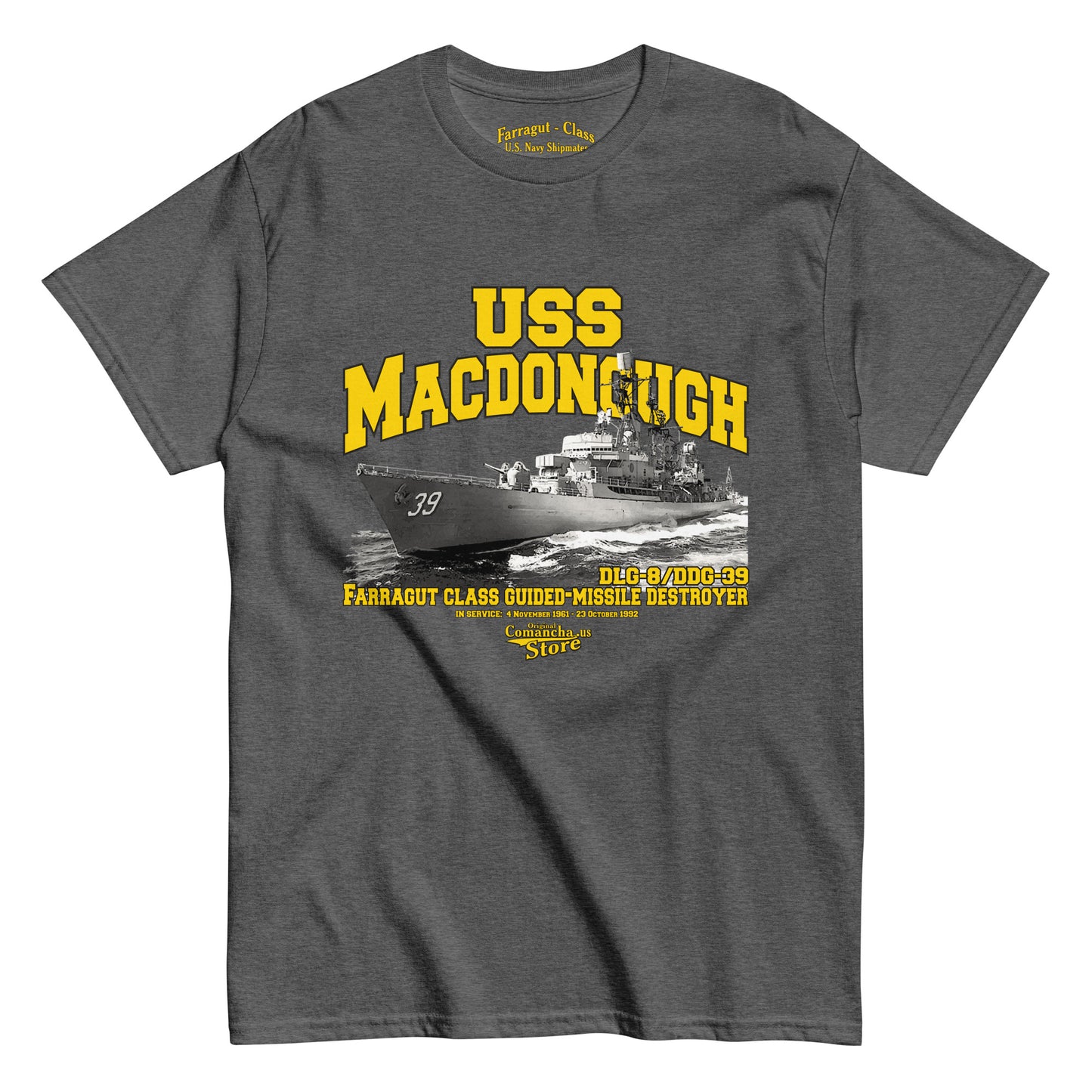 USS Macdonough DLG-8/DDG-39 t-shirt,