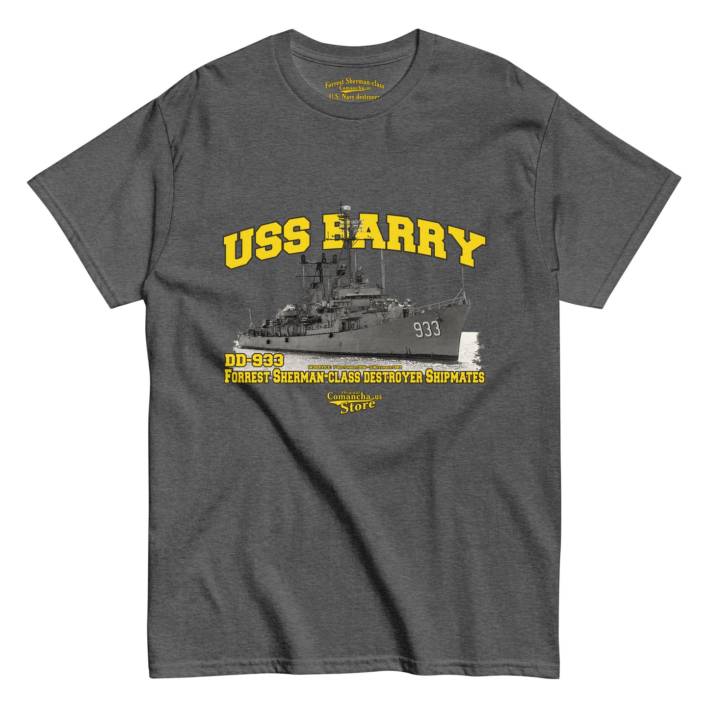 USS Barry DD-933 Shipmates T-shirt,