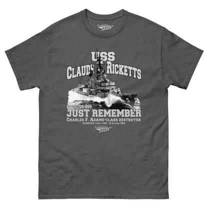 USS Claude V. Ricketts DDG-5 t-shirt