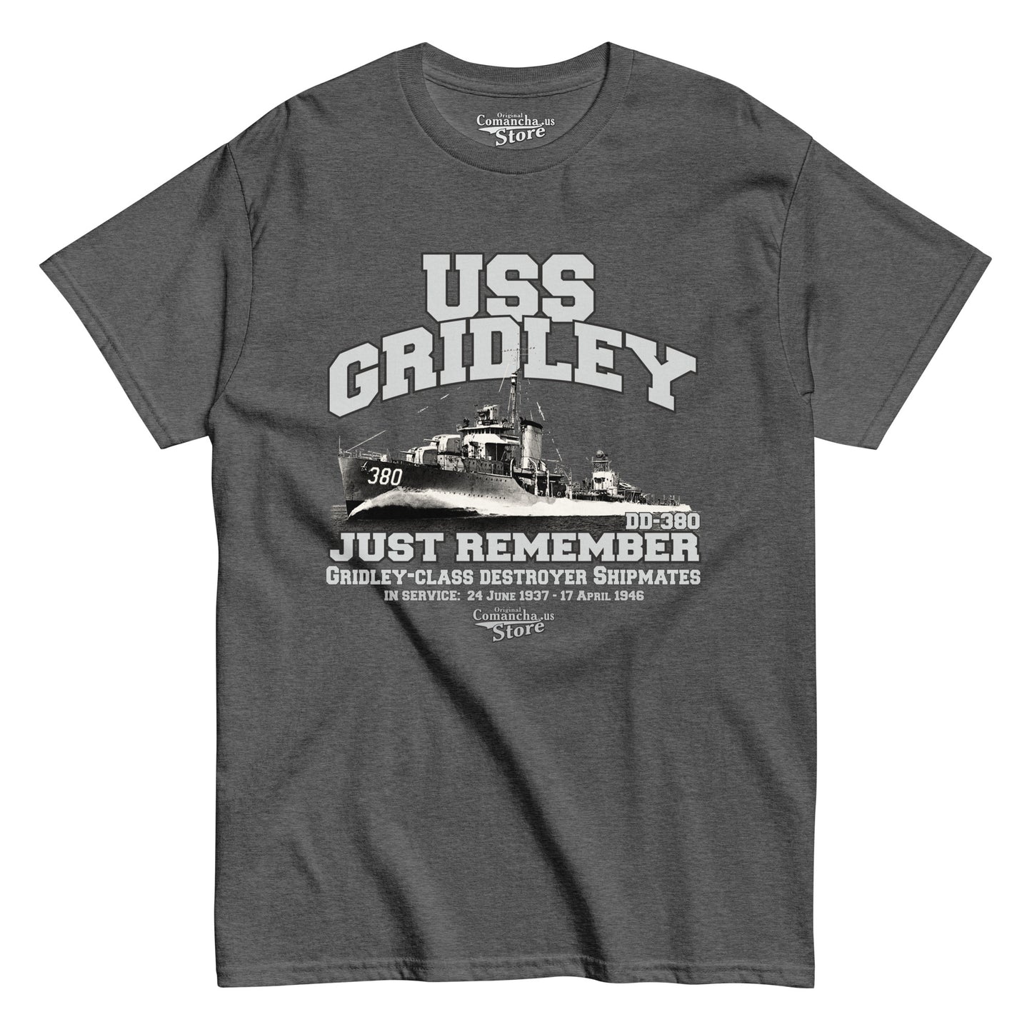 USS Gridley DD-380 Shipmates t-shirt