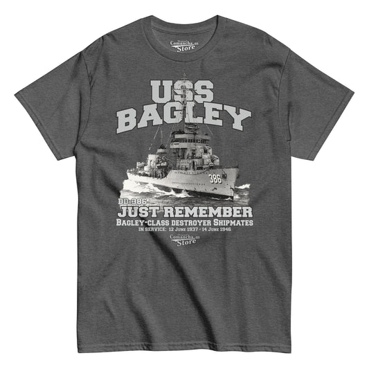 USS Bagley DD-386 Destroyer T-shirt