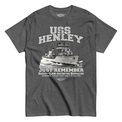 USS Henley DD-391 Destroyer T-shirt