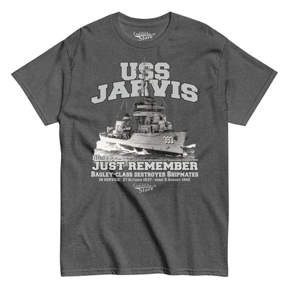 USS Jarvis DD-393 Destroyer t-shirt