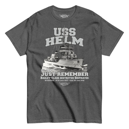 USS Helm DD-388 Destroyer Tee