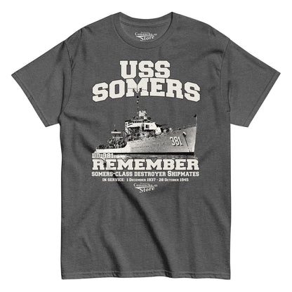 USS Somers DD-381 Destroyer t-shirt